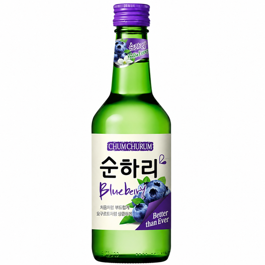 Bebida Coreana Soju Chum Churum Mirtilo 360ml - Lotte
