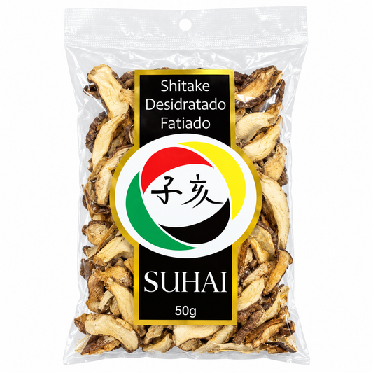 Cogumelo Shitake Desidratado Fatiado Empório Daruma 50g