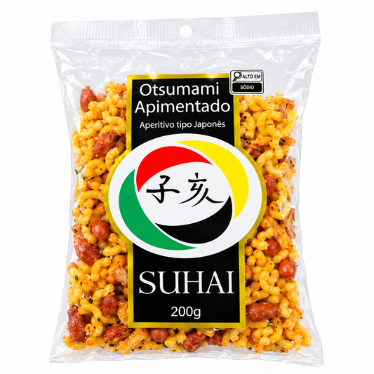 Aperitivo Otsumami Apimentado 200g Suhai