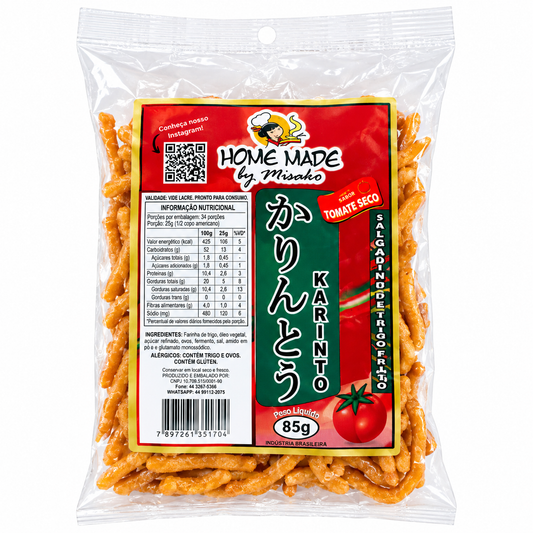 Salgadinho Karinto de Tomate Seco 85g Home Made
