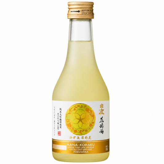 Sake Hana-kohaku Yuzu Hyuganatsu 300ml - Hakushika