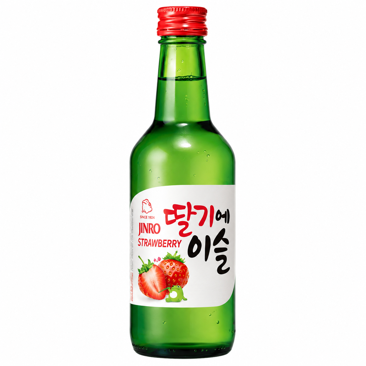 Bebida Coreana Soju Sabor Morango 360ml - Jinro Strawberry