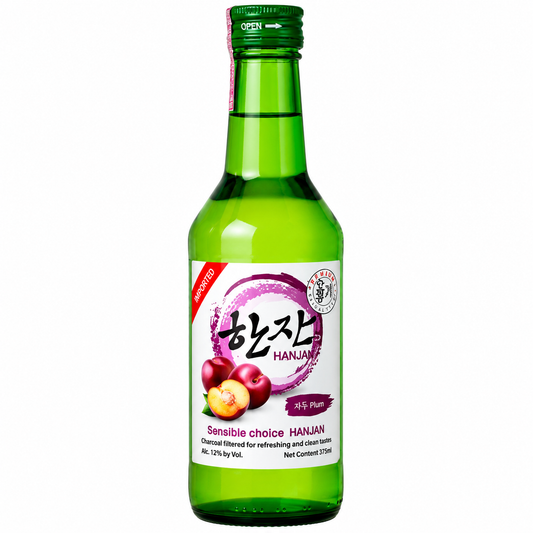 Soju Hanjan Sabor Plum Ameixa 375ml - Hanjan