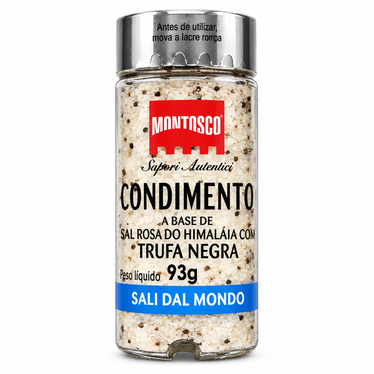 Sal Rosa Fino Do Himalaia Com Trufa Negra 93g Montosco