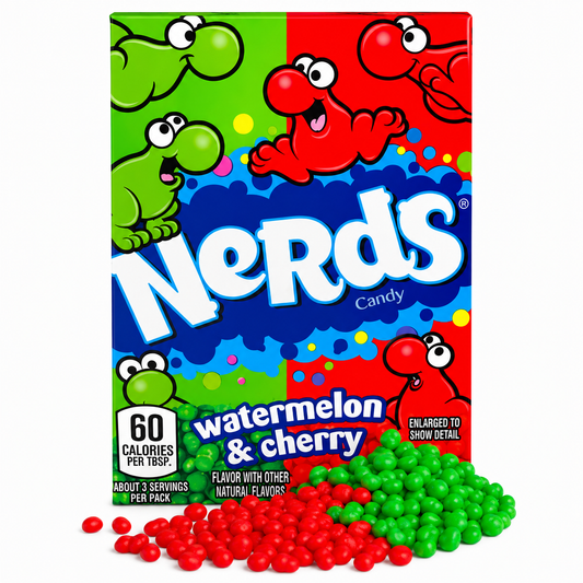 Bala Cereja Melancia 46,7g Nerds