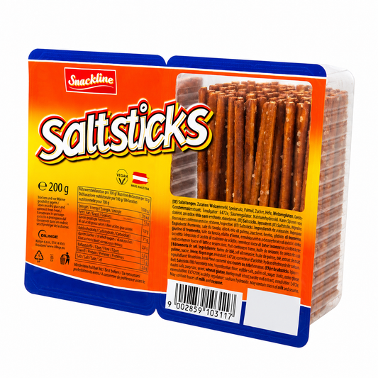 Palitos Salgados de Pretzel Saltsticks 200g - Snackine