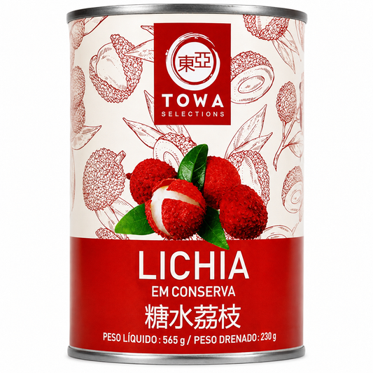Lichia em Calda Enlatada 565g Towa