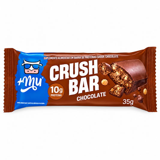 BARRA PROTEICA CRUSH BAR CHOCOLATE 35G MAIS MU