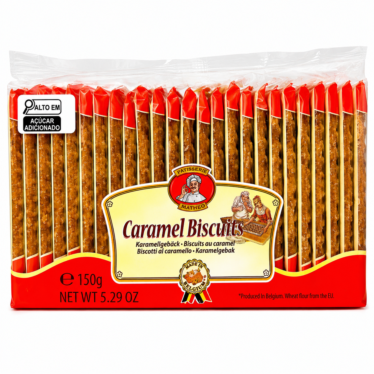 BISCOITO DE CARAMELO 150G PATISSERIE MATHEO
