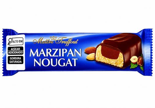 BARRA DE CHOCOLATE MARZIPAN NOUGAT 75G MAITRE TRUFFOUT