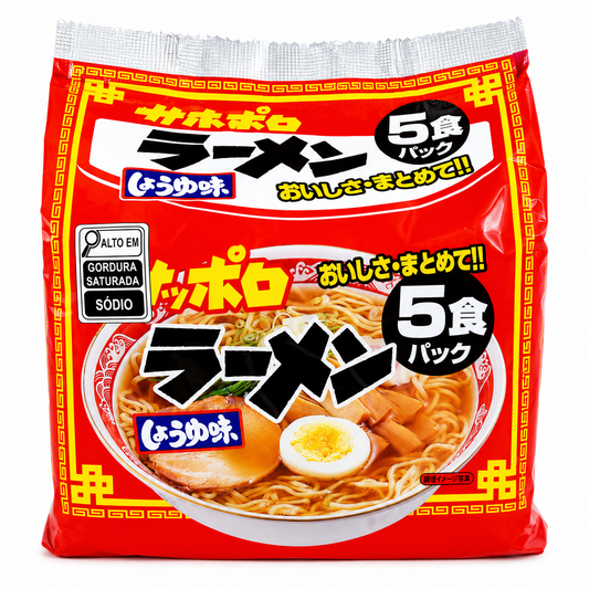 Macarrão Instantâneo Sabor Shoyu 410g Sunaoshi