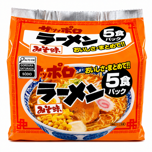 Macarrão Instantâneo Sabor Missô 420g Sunaoshi