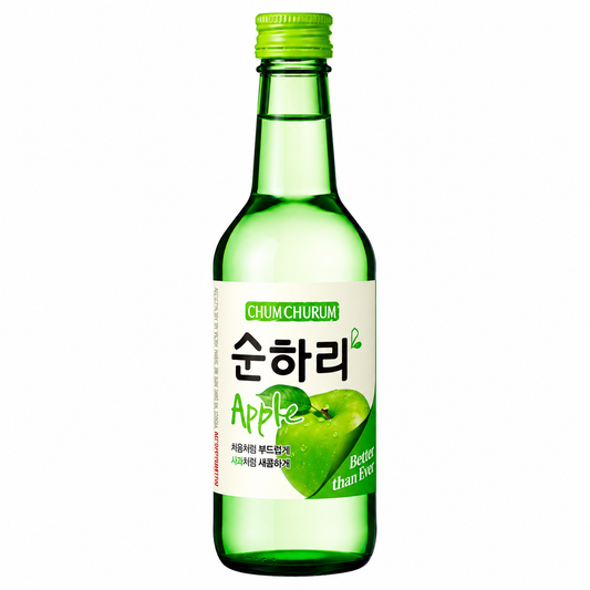 Bebida Coreana Soju Chum Churum Maçã 360ml - Lotte