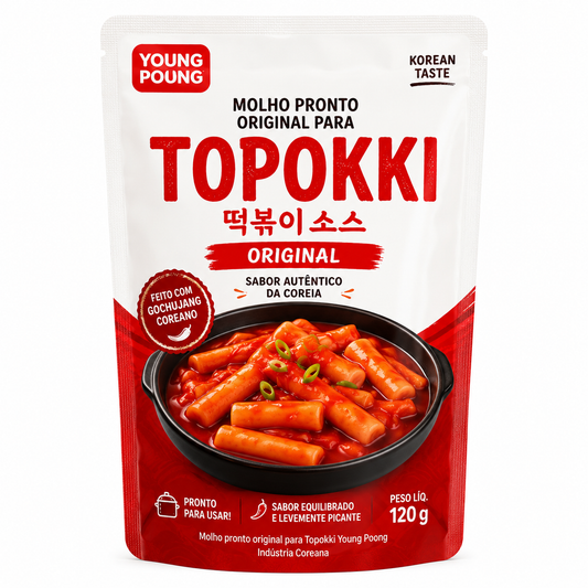 Molho Pronto Original para Topokki 120g Young Poong