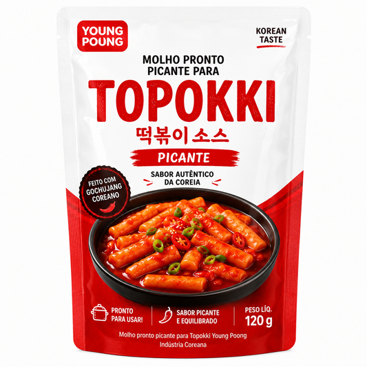 Molho Pronto Picante para Topokki 120g Young Poong