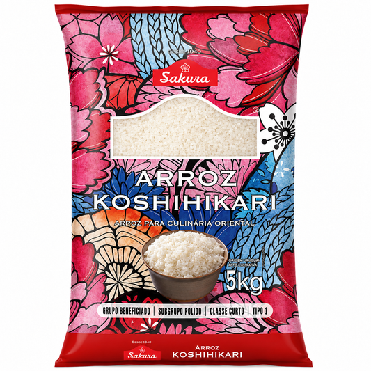 Arroz Grao Curto Oriental Koshihikari 5kg Sakura