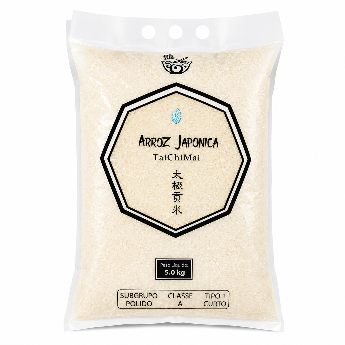 Arroz Japonês Tipo 1 Curto 5kg - TaiChiMai