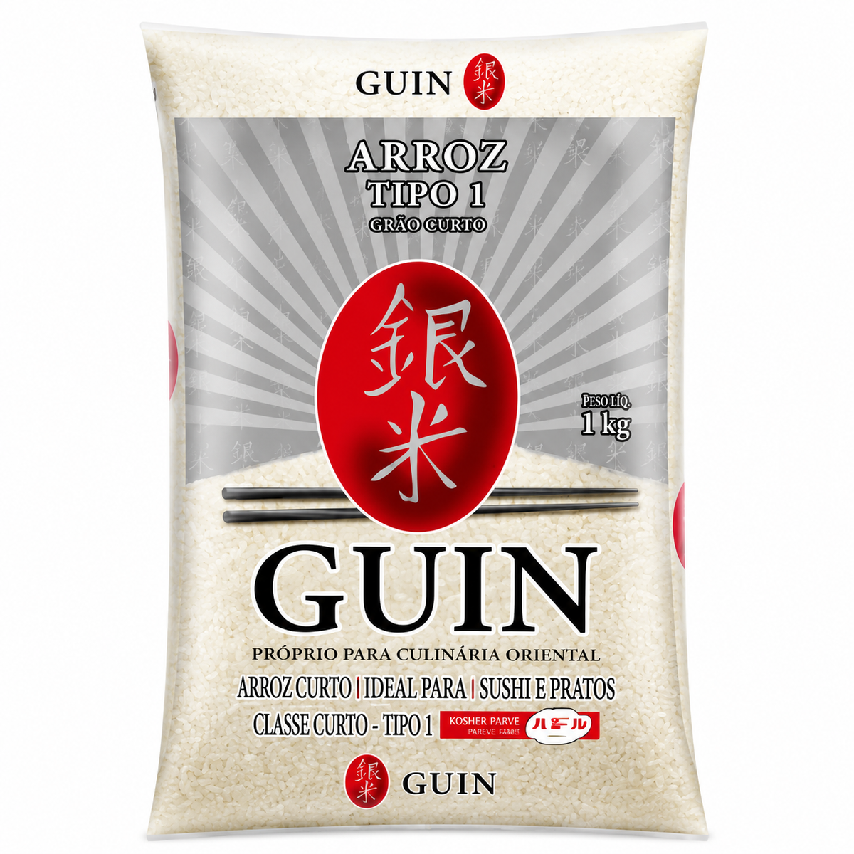 Arroz Oriental Grão Curto 1kg Guin