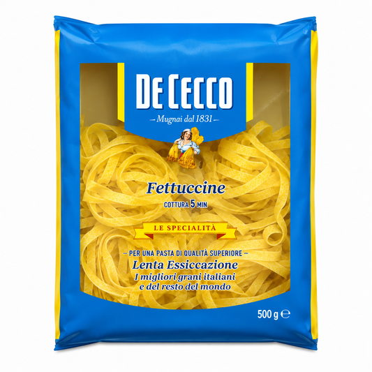 MACARRAO FETTUCCINE 500G DE CECCO