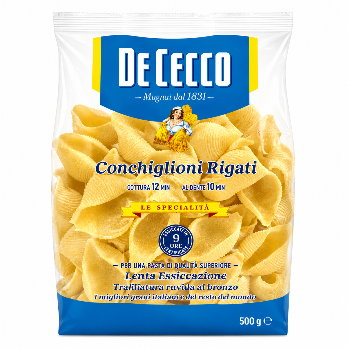 Macarrão De Cecco Conchiglioni Rigati N°126 500g