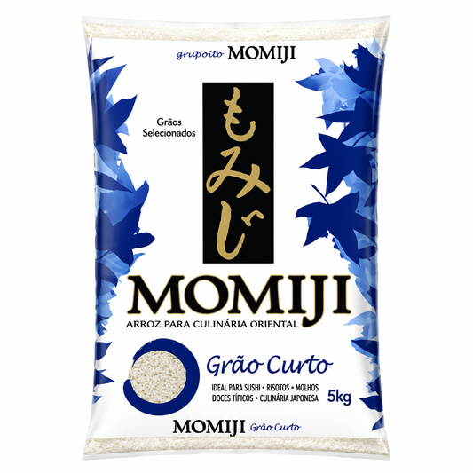 Arroz Oriental Grao Curto 5kg - Momiji