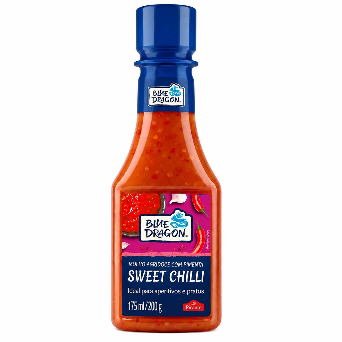 Molho Agridoce com Pimenta Sweet Chilli 175ml- Blue Dragon