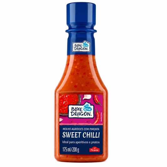 Molho Agridoce com Pimenta Sweet Chilli 175ml- Blue Dragon