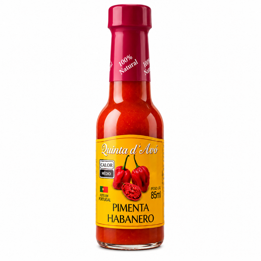 Molho de Pimenta Habanero 95ml Quinta d’Avó