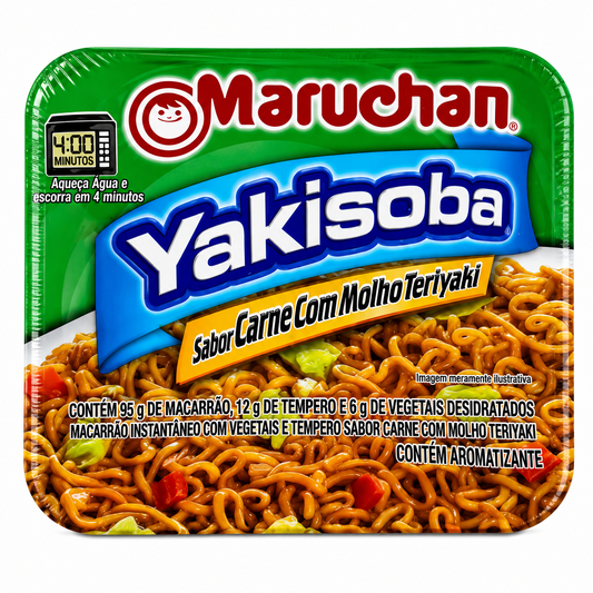 Yakisoba Carne Com Molho Teriyaki 113g Maruchan
