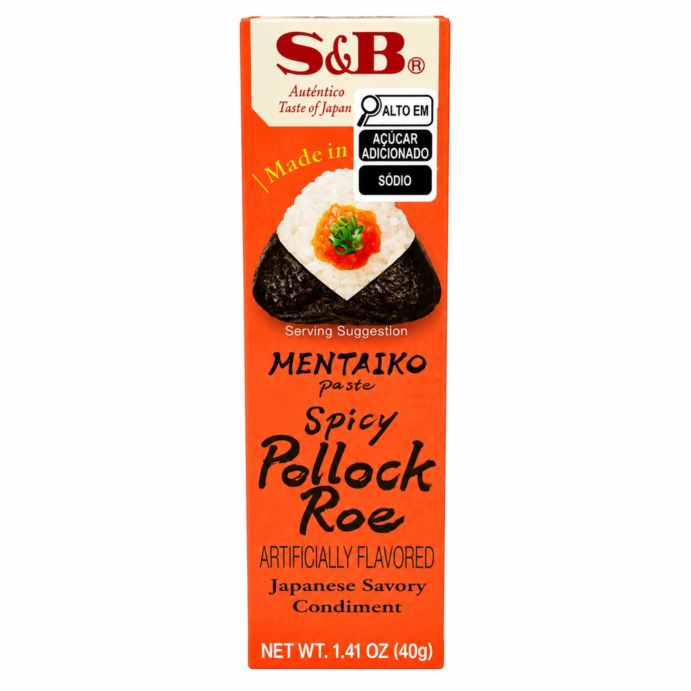 Pasta Temperada s&b Sabor Ovas de Polaça Picante 40g