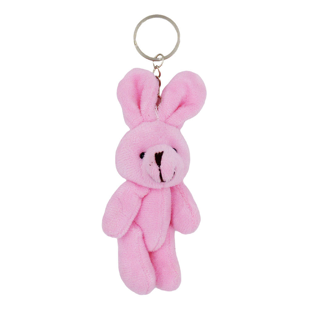 Chaveiro Coelho de Pelucia Pequeno Cores Sortidas