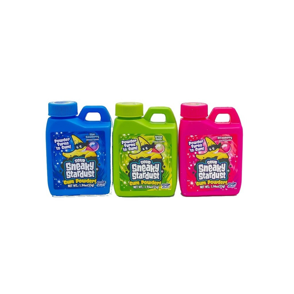 Chiclete Sneaky Stardust Morango 60g Kidsmania