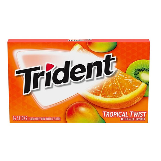 Chiclete Twist Tropical 26.6g Trident