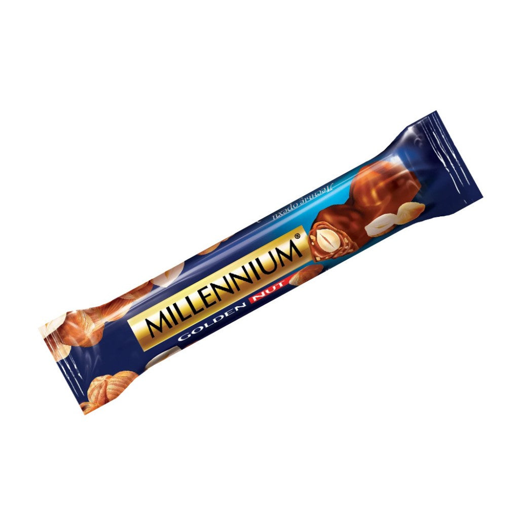 Chocolate ao Leite Recheado com Avela 40g Millennium