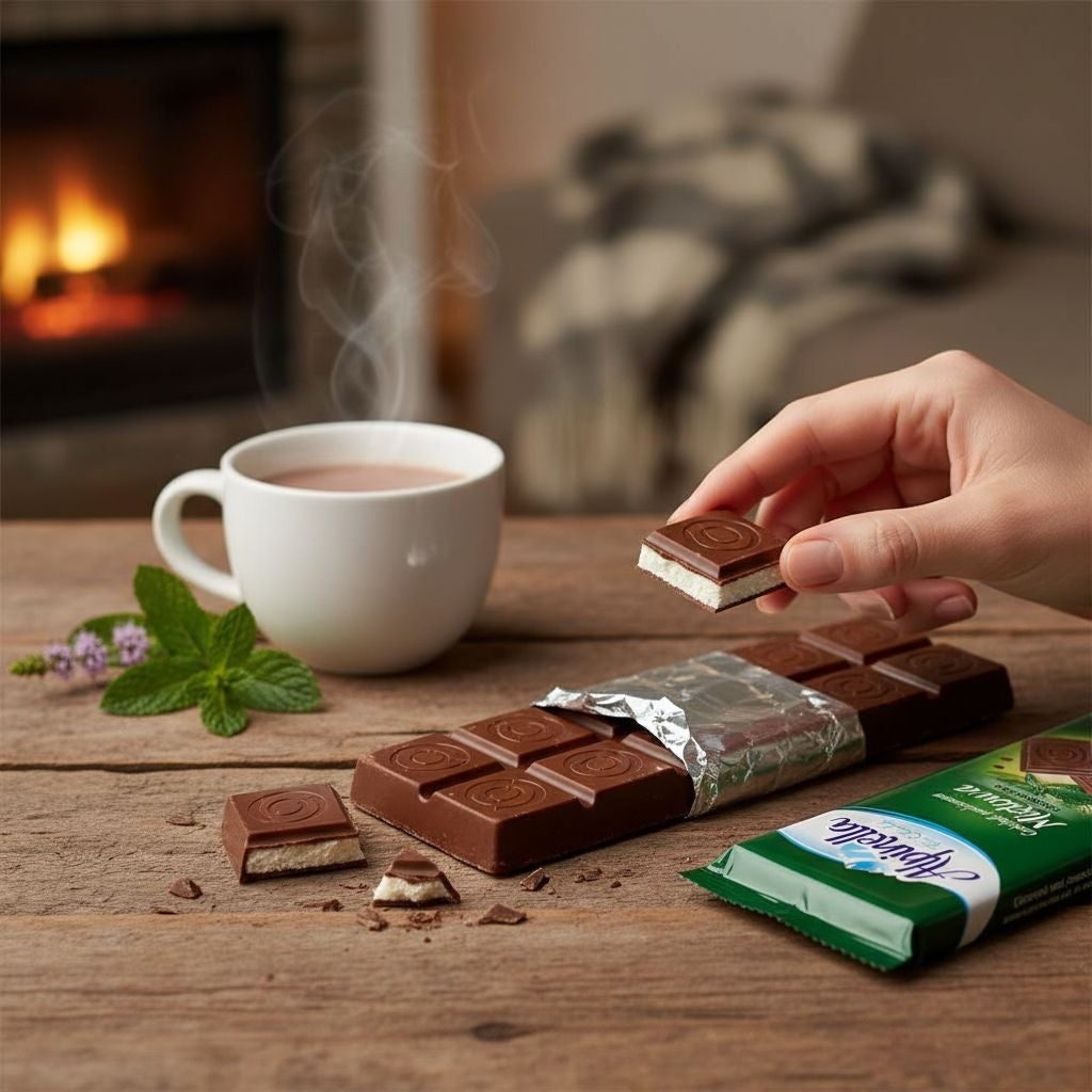 Chocolate ao Leite com Menta 100g Alpinella VENC 31/08/2026