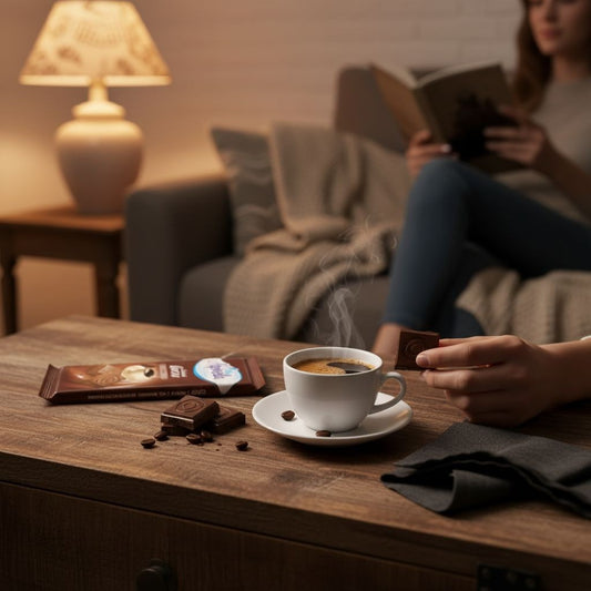 Chocolate sabor Café 90g Alpinella