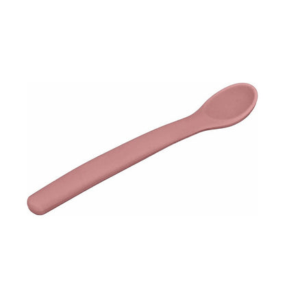 Colher Flexível em Silicone Rosa Buba