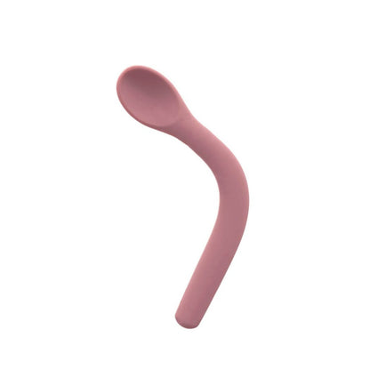 Colher Flexível em Silicone Rosa Buba