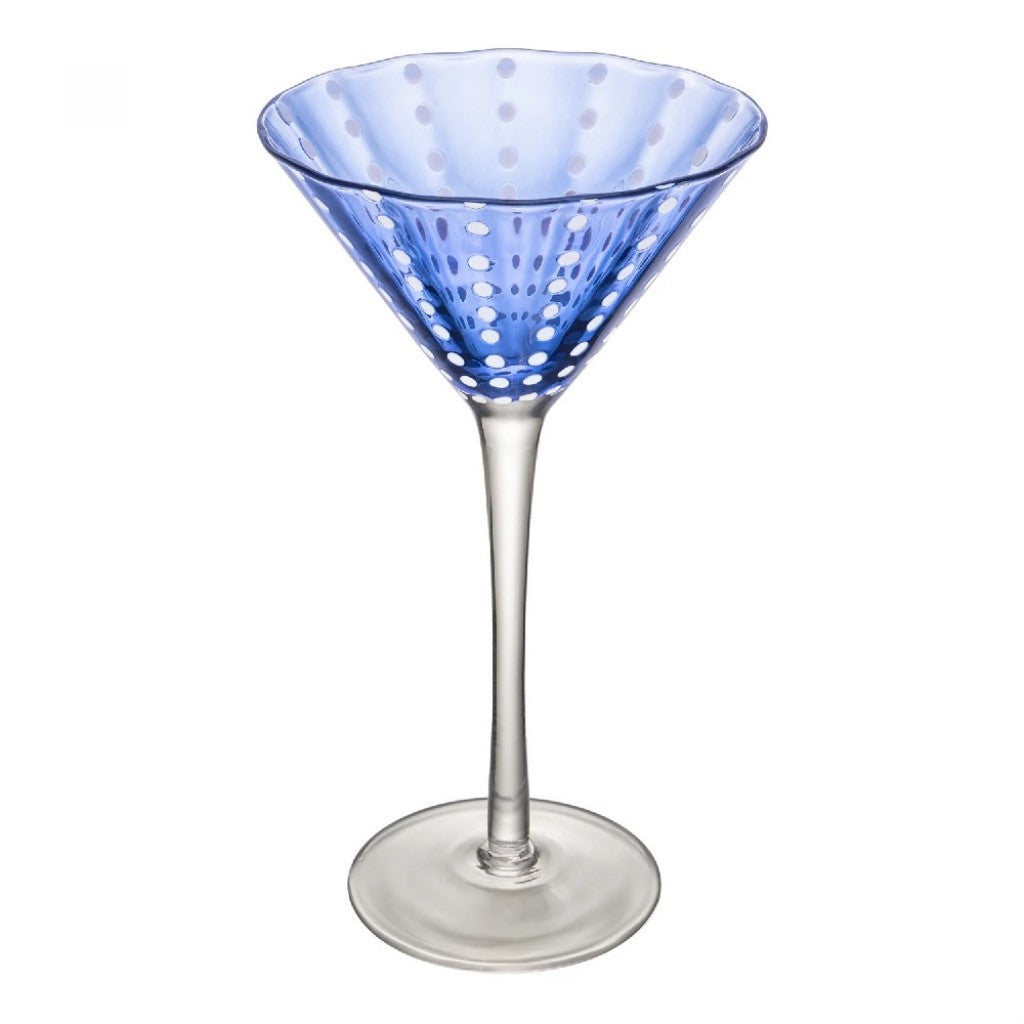 Conjunto 2 Taças Martini Orquídea Azul 220ml Wolff