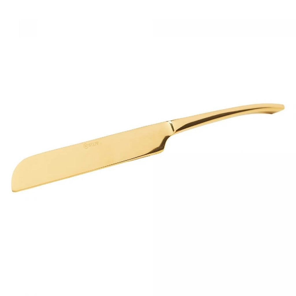 Conjunto Bolo Berna Dourado Aço Inox 2 Peças Wolff