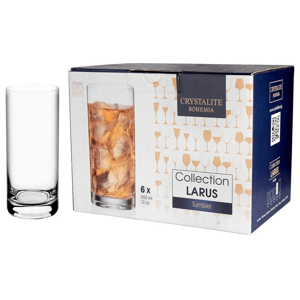 Conjunto de 6 Copos Barware 350ml Crystal Bohemia