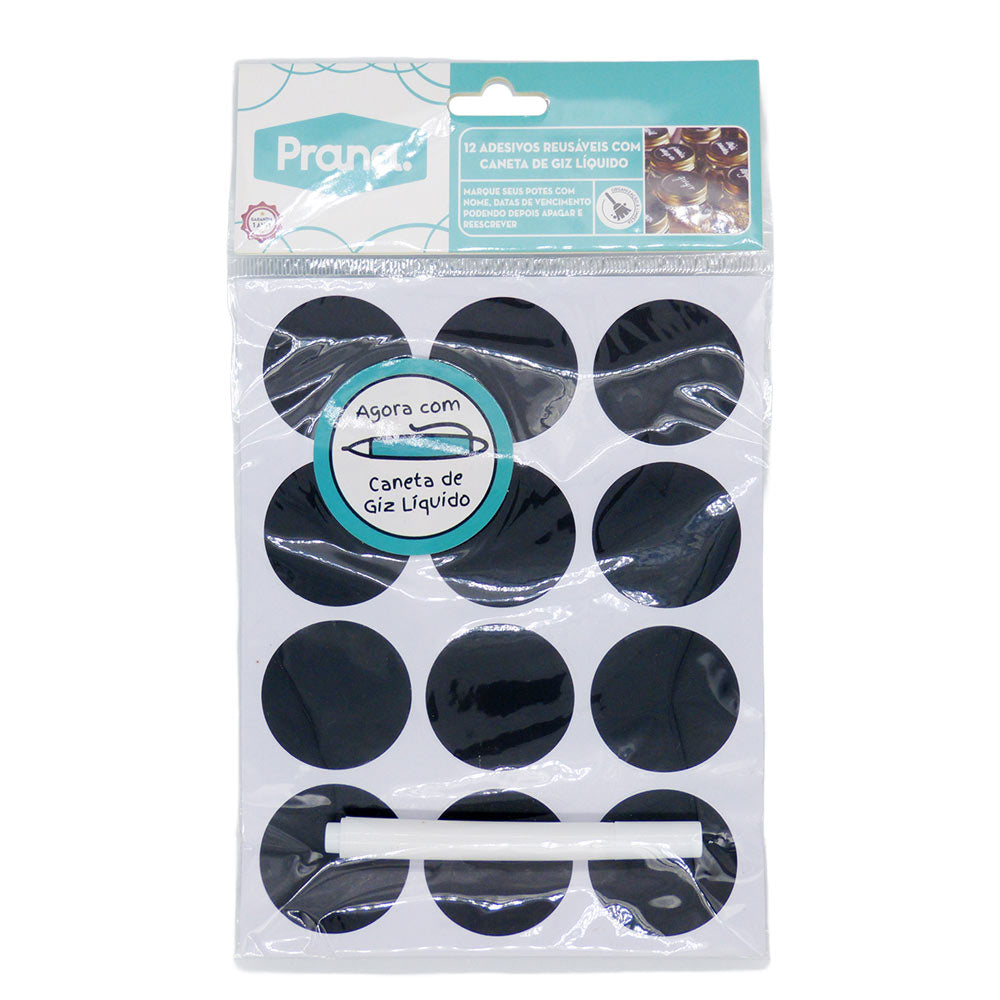 Conjunto de Adesivos Marcadores Redondos Prana