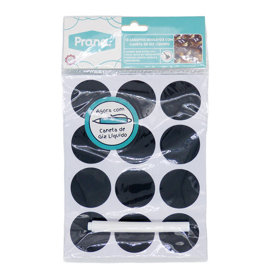 Conjunto de Adesivos Marcadores Redondos Prana