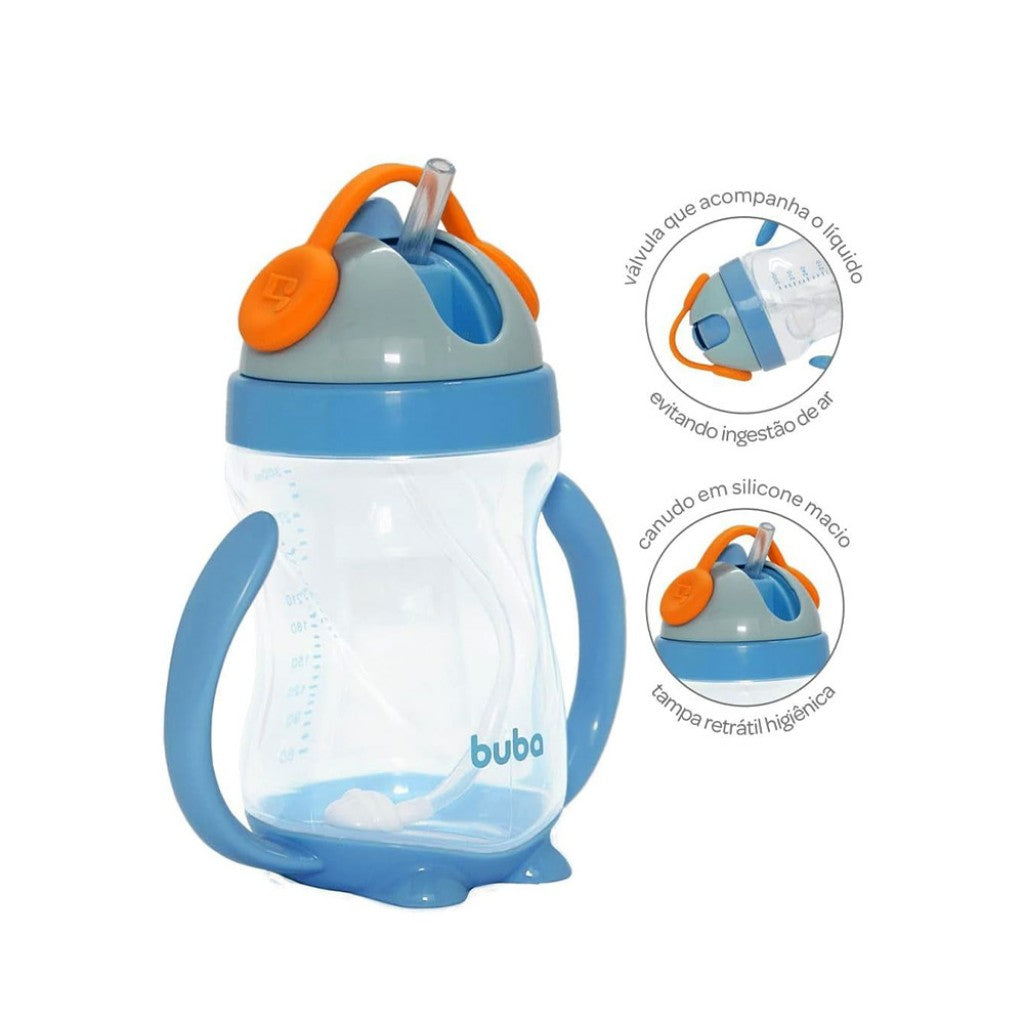 Copo Azul com Alça Buba