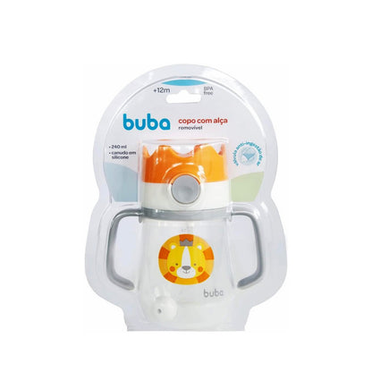 Copo Coroa Leãozinho com Alça 240ml Buba