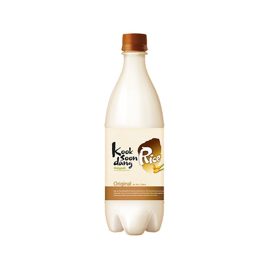 Coquetel Alcoólico Gaseificado de Arroz Makgeolli Original 750ml Kook Soon Dang