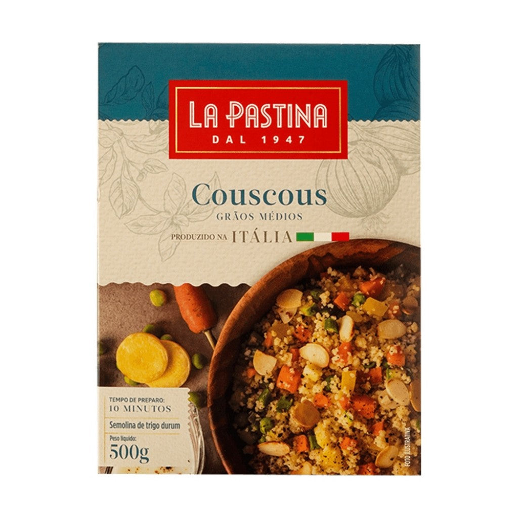 Couscous Grãos Médios 500g La Pastina