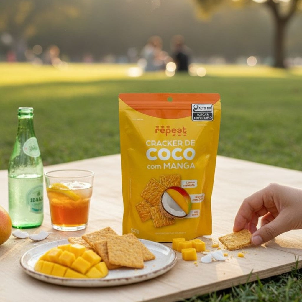 Cracker de Coco com Manga 50g Repeat