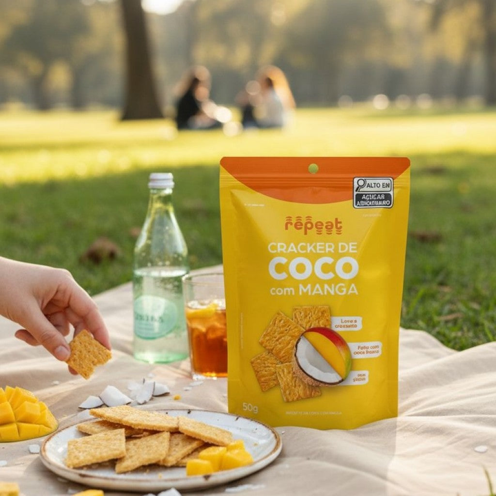 Cracker de Coco com Manga 50g Repeat