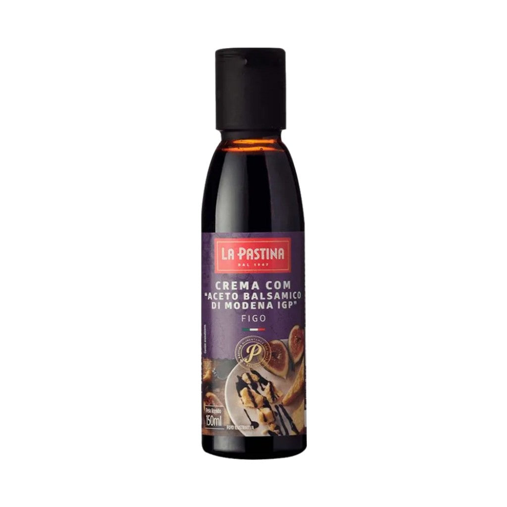 Creme com Aceto Balsâmico Di Modena Sabor Figo 150ml La Pastina